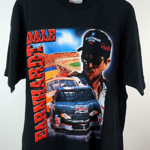 VTG Nascar Dale Earnhardt Spellout Graphic T-Shirt